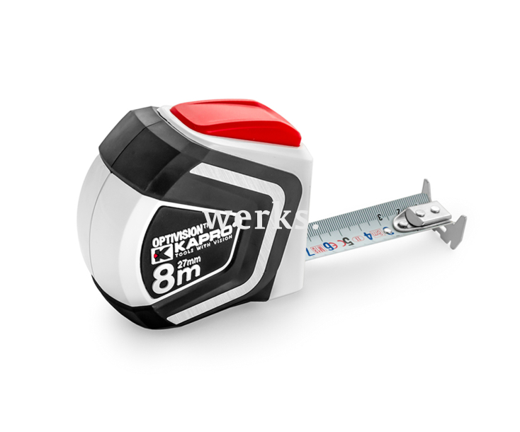 Рулетка измерительная двухсторонняя магнитная 8 м x 27 мм Kapro 510-8M