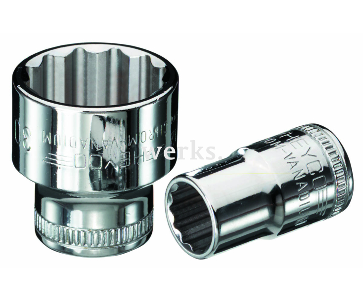 Торцовая головка 40-12 с канавкой под шарик 5/8" Heyco HE-00040032783