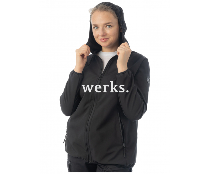 Женская куртка софтшелл Brodeks KS248 черный(S) (S)