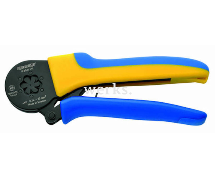 Пресс-клещи для втулочных наконечников 0,14–10 мм², шестигранный обжим Klauke KLKK3016K