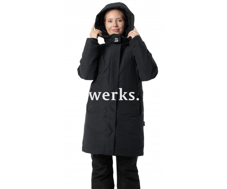 Зимняя женская куртка-парка Brodeks KW258 черный (XXL)