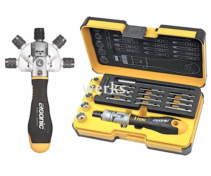 Набор бит SL PH PZ TХ HEX Nut Felo с трещоткой 20 предметов 06072006