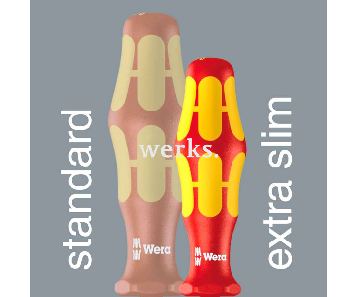 Отвертка Wera Kraftform 165 iS PZ/S VDE WE-020132 Pozidriv/шлиц #1 х 80 изолированная, уменьшенный Ø рабочего конца