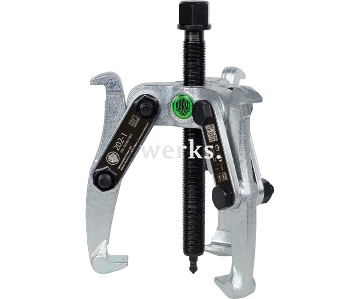 Универсальный трёхзахватный съёмник с разворотными захватами KUKKO 202-1