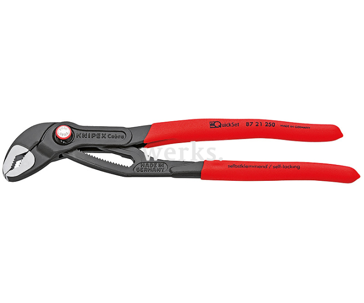 KNIPEX Cobra QuickSet высокотехнологичные сантехнические клещи KN-8721250