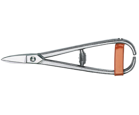 Ювелирные ножницы с прямыми лезвиями и закрытыми рукоятками с пружиной Erdi ER-D76-1