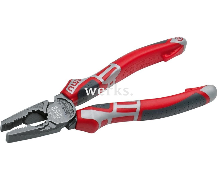 Пассатижи комбинированные силовые CombiMax 165 мм NWS 109-69-165 с покрытием TitanFinish и рукоятками SoftGripp