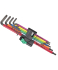 Набор Г-образных ключей удлиненных Wera 967/9 TX XL Multicolour 1 WE-024480