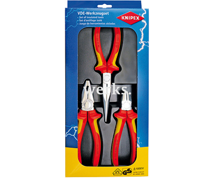Набор электроизолированных инструментов VDE Knipex KN-002012