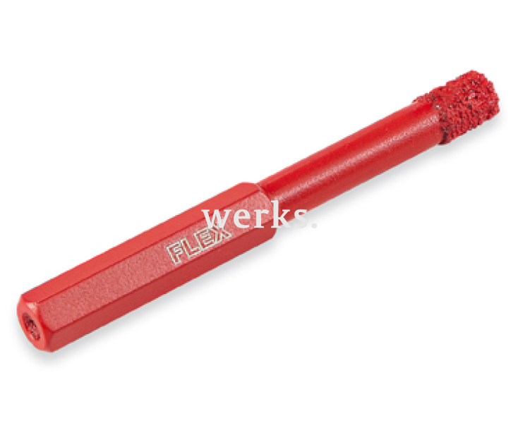 Алмазное сверло для сухого сверления 8 мм HEX Flex 386294