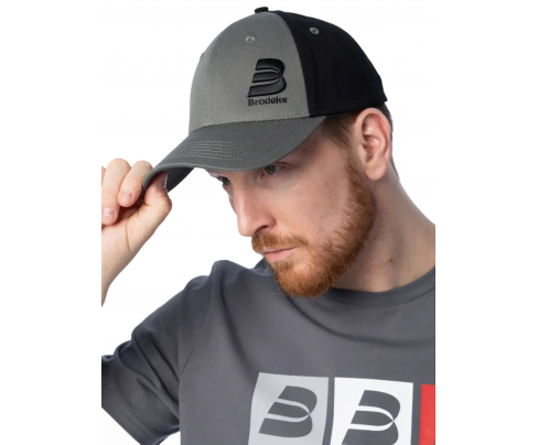 Бейсболка Brodeks KM130 серый