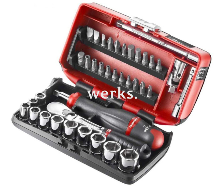 Набор бит и торцевых головок 38 предметов Facom RL.NANO-U1