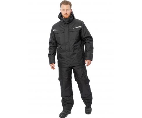 Зимний рабочий костюм Brodeks KW603 черный (XXXL)