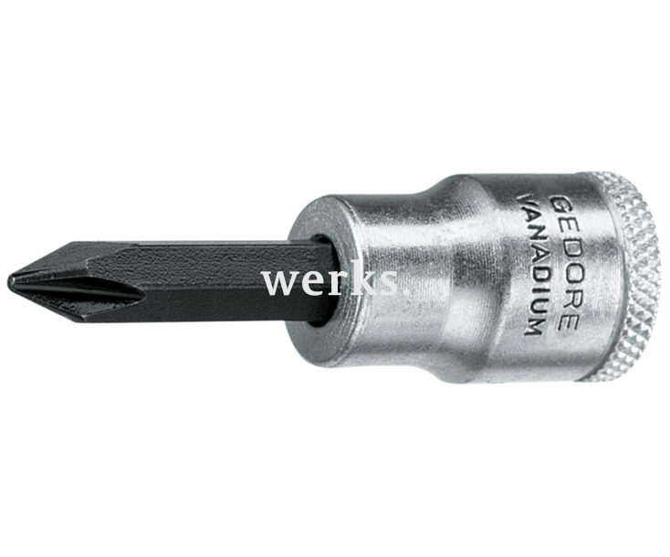 Головка торцевая с отверточной вставкой 3/8