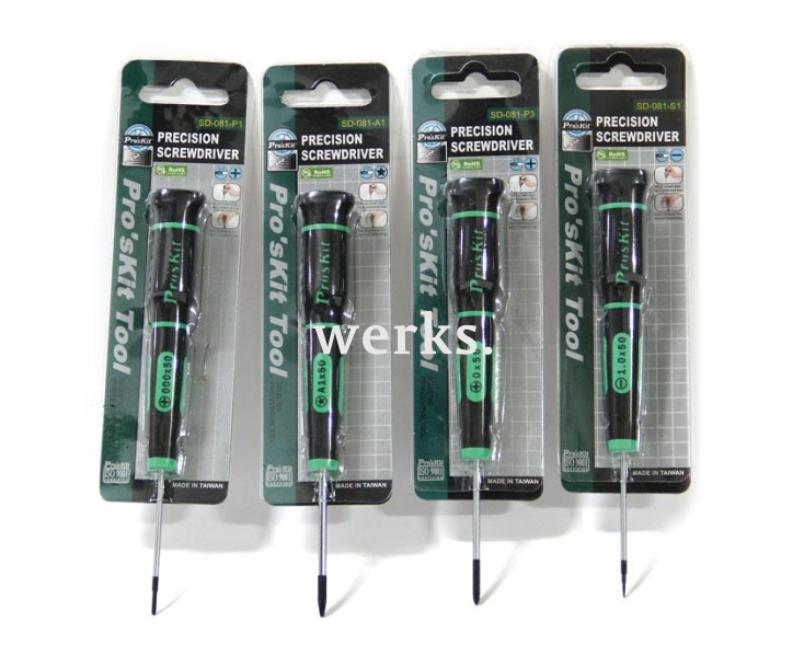 Отвертка прецизионная шлицевая ProsKit SD-081-S7 3.0х100