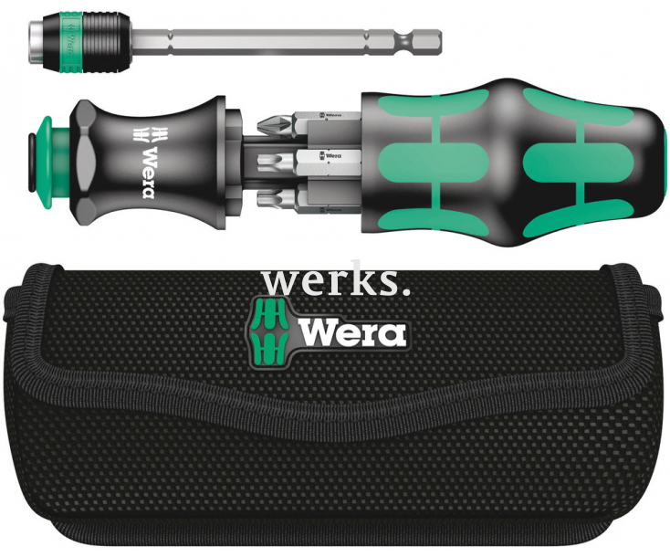 Kraftform Kompakt 22 Набор насадок (TX, PZ) с сумкой, Wera WE-051023
