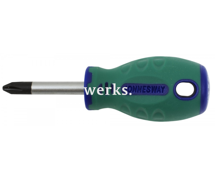 Отвертка крестовая Phillips PH2 x 38 Jonnesway ANTI-SLIP GRIP D71P238