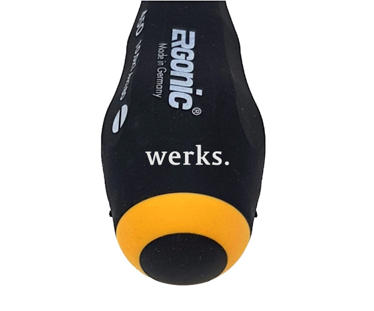 Отвертка Felo Ergonic серия 450 4,5x90 ударная шлицевая 45004540 с шестигранным жалом под ключ