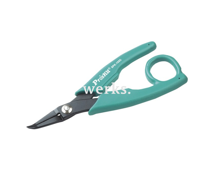 Минидлинногубцы прецизионные изогнутые 8PK-105D