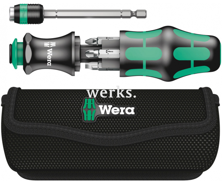 Kraftform Kompakt 25 Набор насадок (SL, PH) с сумкой, Wera WE-051024