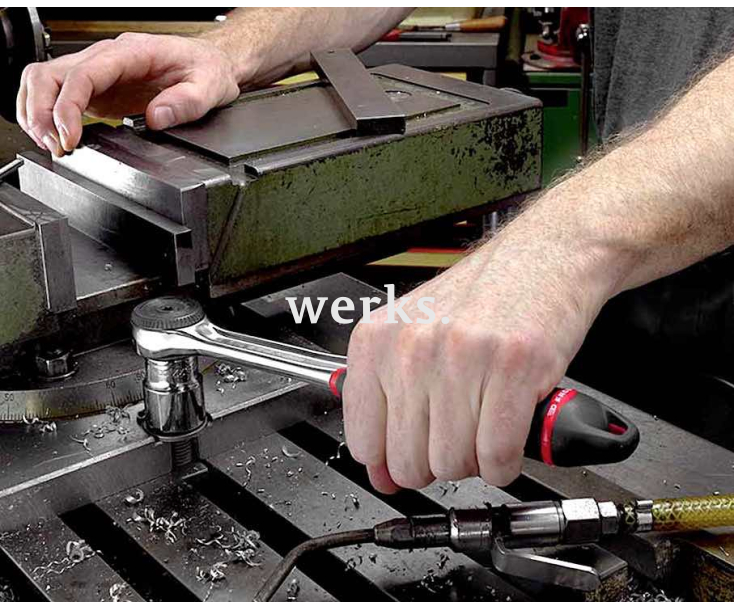 Ключ трещоточный реверсивный 1/4" Facom R.161B