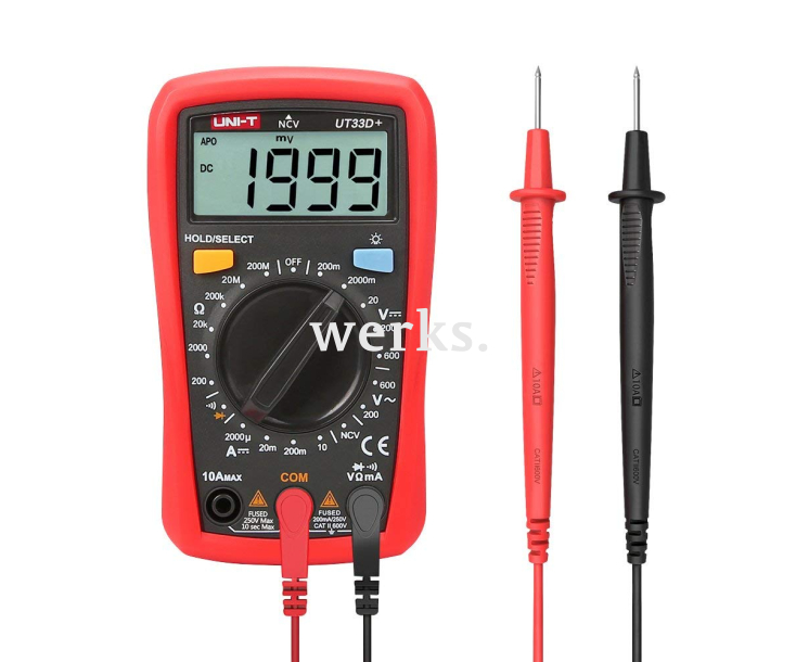 Мультиметр цифровой наладонный UNI-T UT33D+