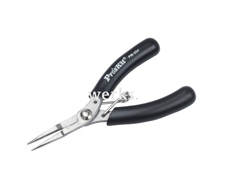 Минидлинногубцы-кусачки прямые ProsKit PM-254