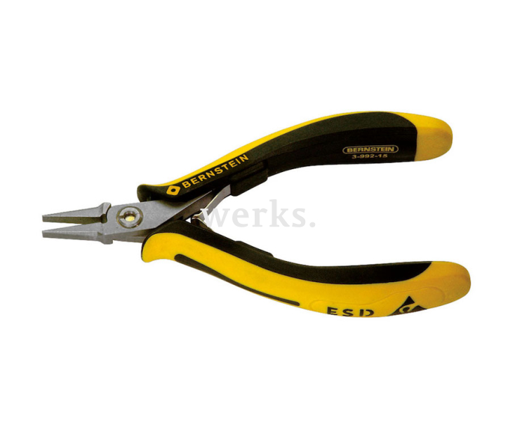 Плоскогубцы прямые прецизионные TECHNICline антистатические Bernstein BS-3-992-15