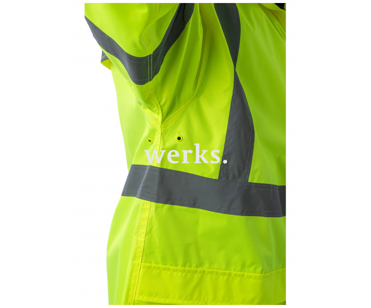 Сигнальный плащ-дождевик Brodeks KS252 желтый (XXXL)