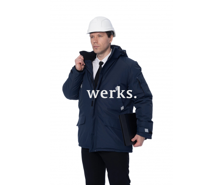 Зимняя куртка-парка Brodeks KW204 синий (XXXL)