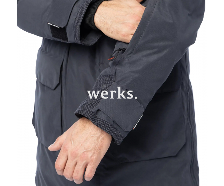 Зимняя пуховая куртка-парка Brodeks KW233 т.серый (S)