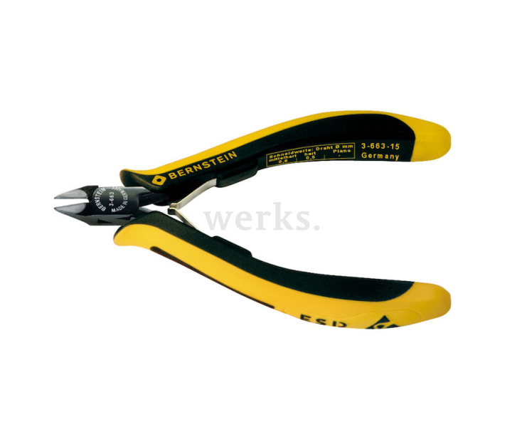 Бокорезы узкие прецизионные EuroLine  антистатические Bernstein BS-3-663-15