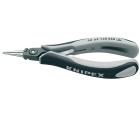 Прецизионные плоскогубцы захватные для электроники антистатические Knipex KN-3432130ESD