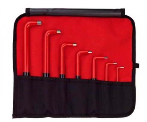 Профессиональный набор изолированных штифтовых шестигранных ключей Wiha 352N S7 33182, 7 предметов