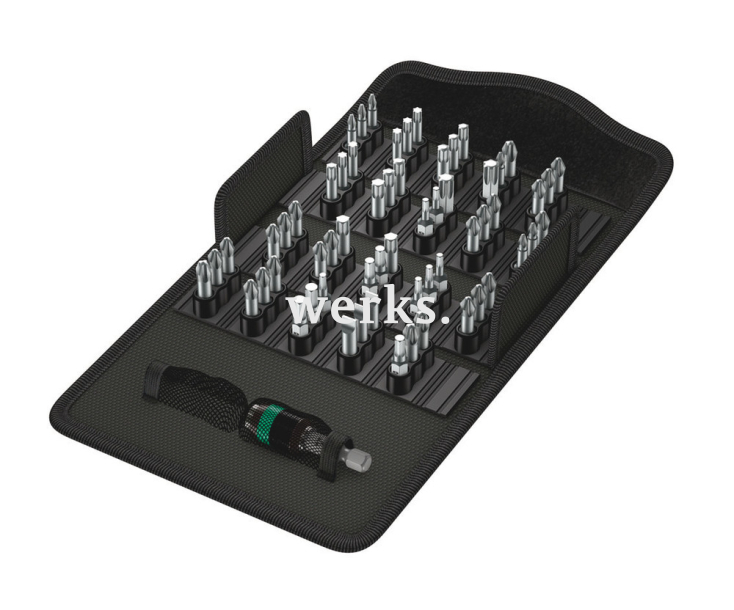 Bit-Safe 61 Universal 1 Набор насадок SL, PH, PZ, TX, HEX и держатель Wera WE-057122 61 пр.