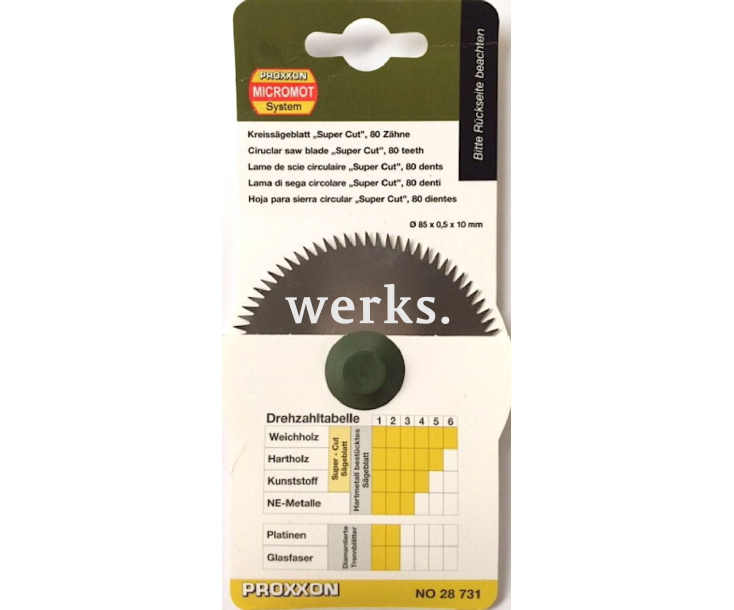 Диск для резки Super-Cut Ø 85 мм Proxxon 28731