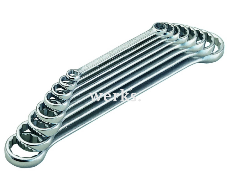 Набор двусторонних накидных гаечных ключей K 450-12-M Heyco HE-00450947082 12 штук