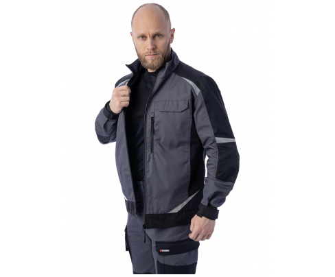 Куртка Brodeks KS202 серый/черный (S)