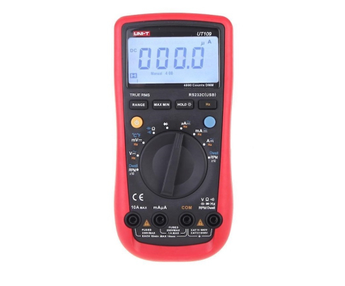 Мультиметр цифровой автомобильный UNI-T UT109
