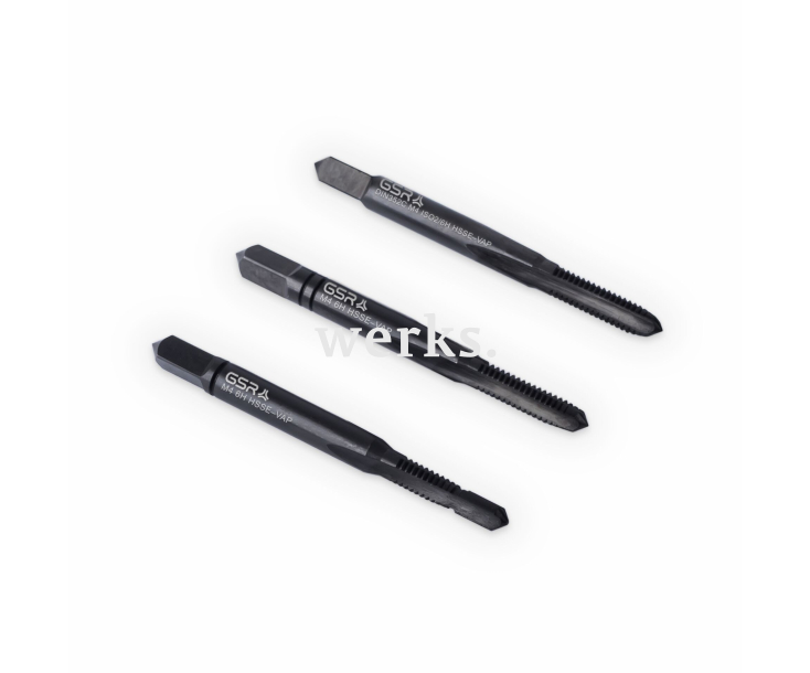 Метчики ручные HSSE-VAP DIN 352 6H M 4 набор (3 шт) GSR B00813150