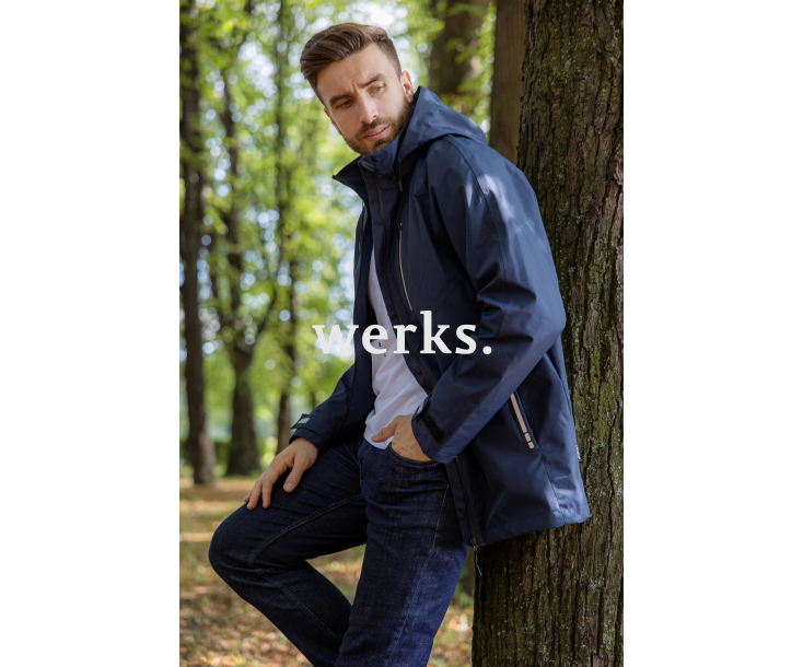 Летняя куртка-парка Brodeks KS213 синяя (4XL)