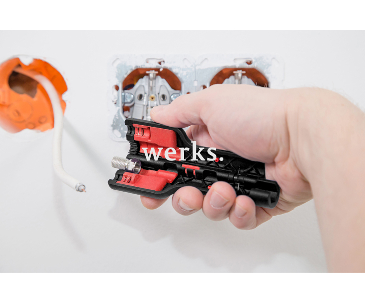 Съемник изоляции для коаксиального кабеля Wiha Z 73 2 06 44241