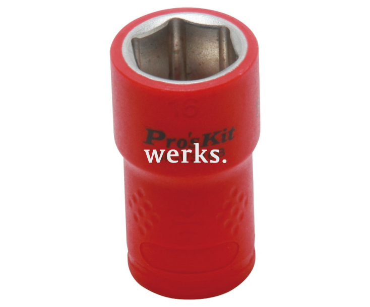 Торцовая головка изолированная 3/8" 16 мм Proskit SK-V316B