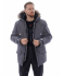 Зимняя куртка-парка Brodeks KW 204 серый с опушкой (XL)
