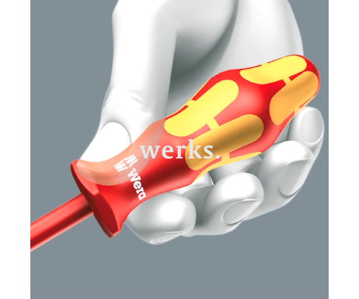 Отвертка Wera Kraftform 160 i VDE WE-100004 1.0 x 5.5 x 125 изолированная шлицевая