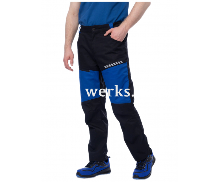 Брюки Brodeks KS334 синий/черный (50)