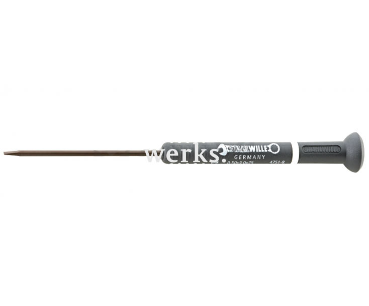 Отвертка прецизионная шлицевая 4751 3 1.2х40 Stahlwille 47510003