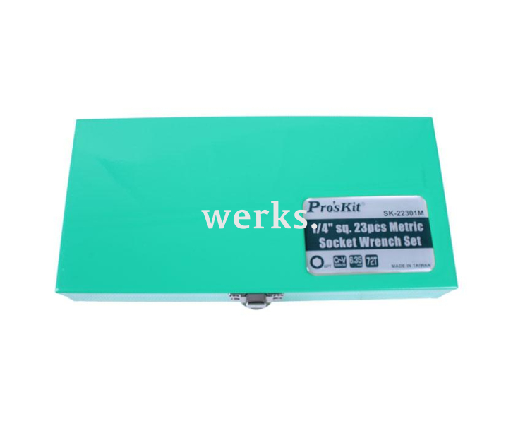 Набор торцовых ключей для авто 1/4" ProsKit SK-22301M