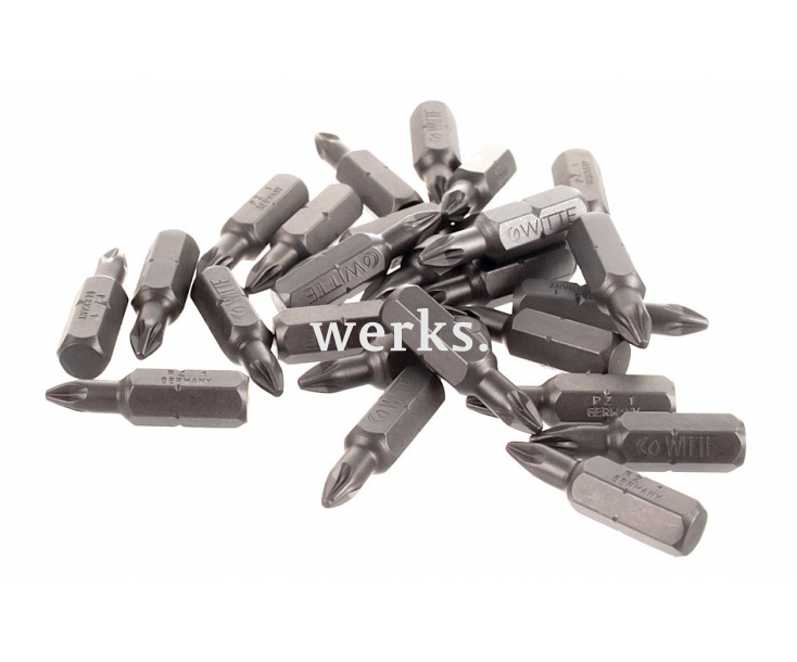 Набор крестовых бит Pozidriv PZ2 Witte 427046200 25 шт.