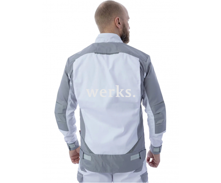 Куртка Brodeks KS202 белый/серый (M)